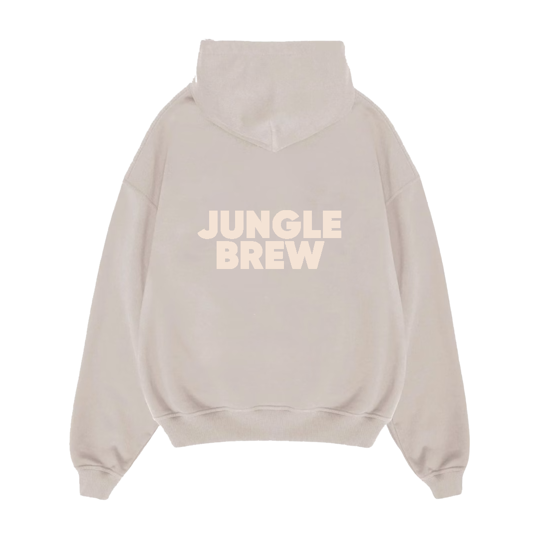 Jungle Brew Oversized Washed Cappuccino Hoodie