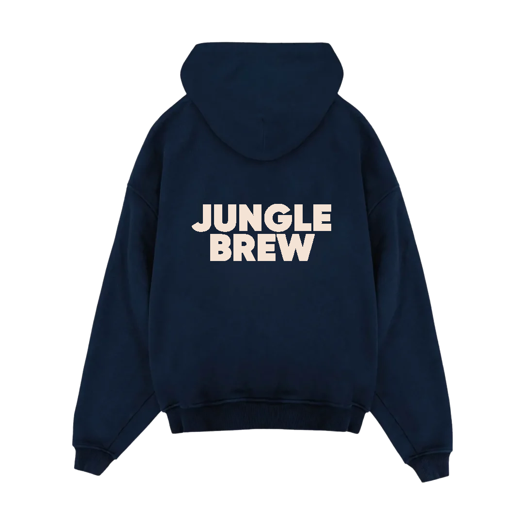 Jungle Brew Oversized Navy Hoodie