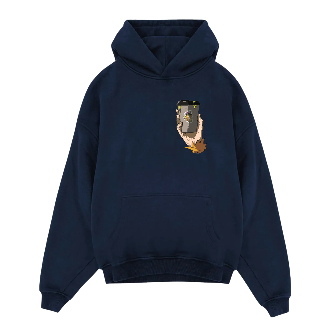 Jungle Brew Oversized Navy Hoodie