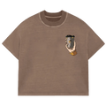 Jungle Brew Box Brown Acid Wash T-Shirt - Jungle Brew Co.
