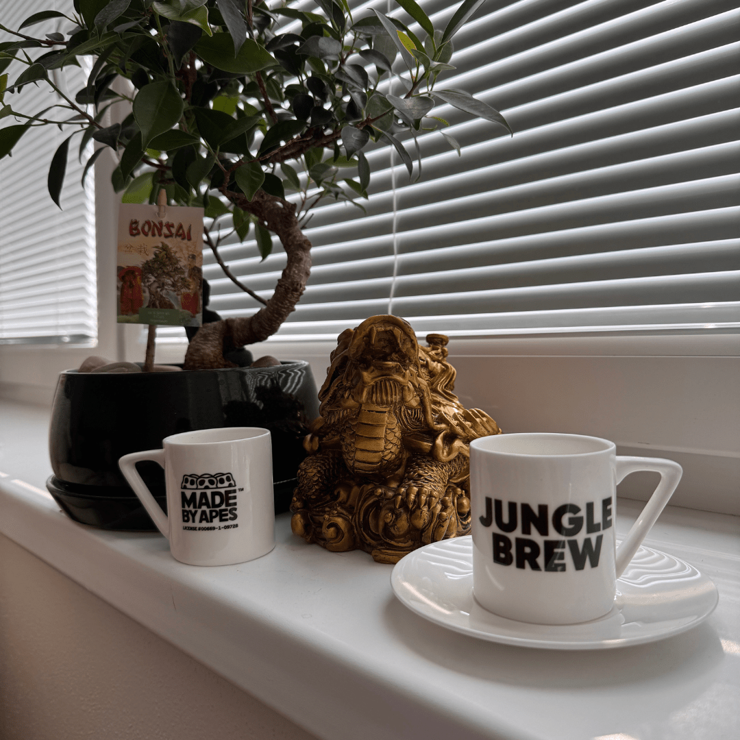 Jungle Brew Co. Espresso Cup with Saucer (90 ml) - Jungle Brew Co.