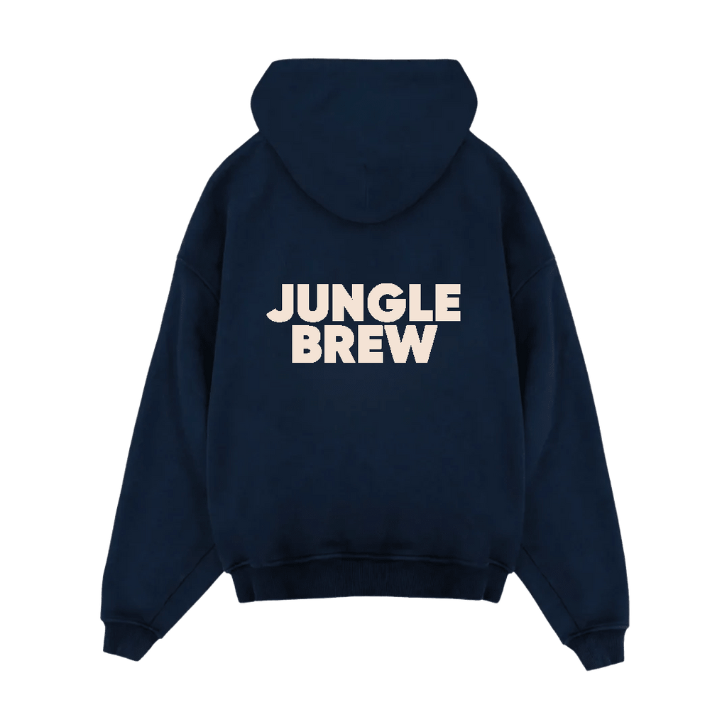 Jungle Brew Oversized Navy Hoodie - Jungle Brew Co.