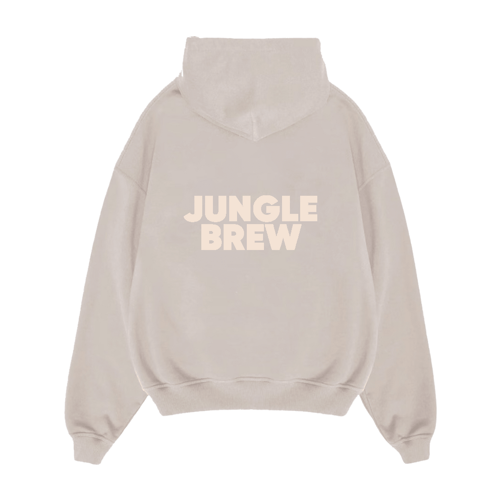 Jungle Brew Oversized Washed Cappuccino Hoodie - Jungle Brew Co.