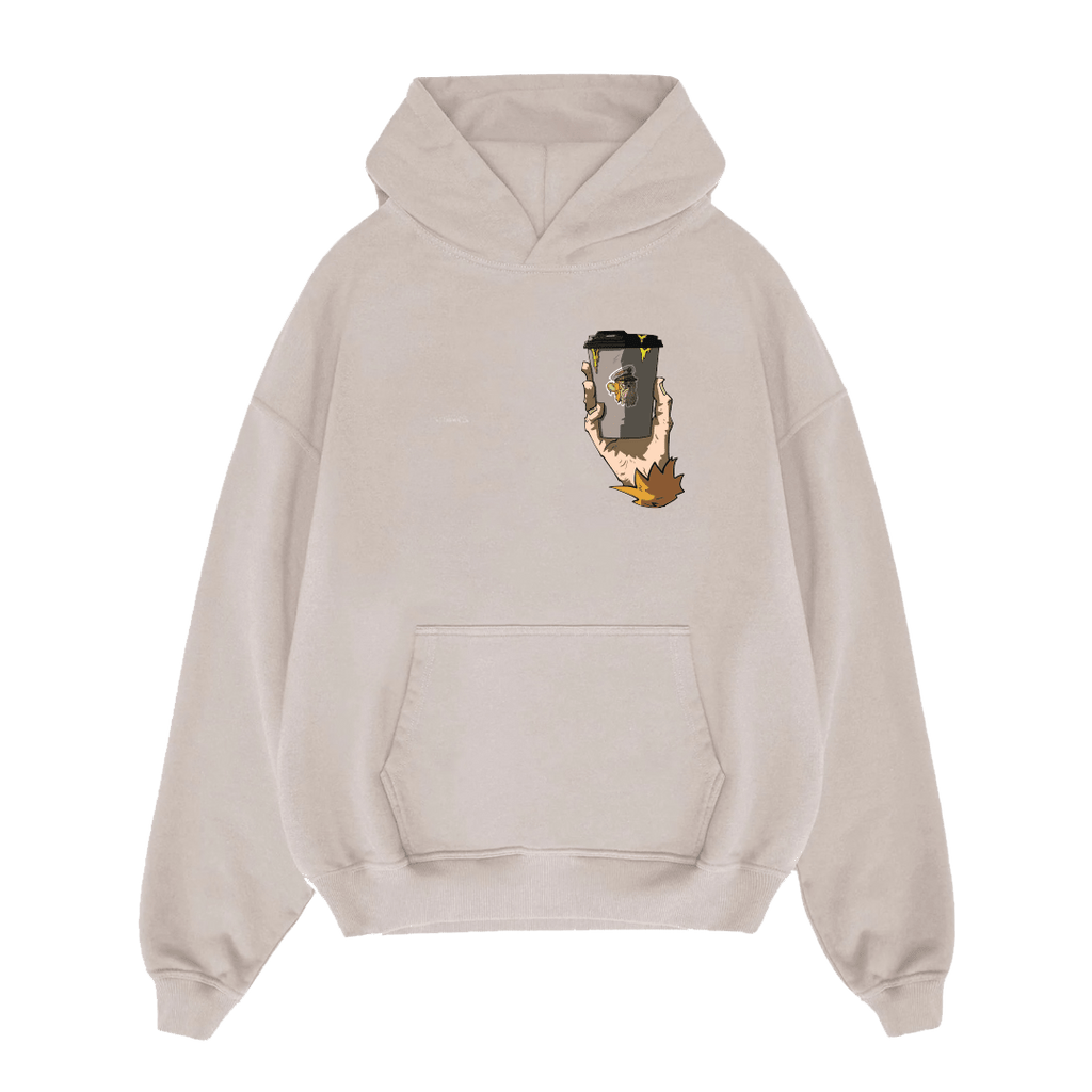 Jungle Brew Oversized Washed Cappuccino Hoodie - Jungle Brew Co.