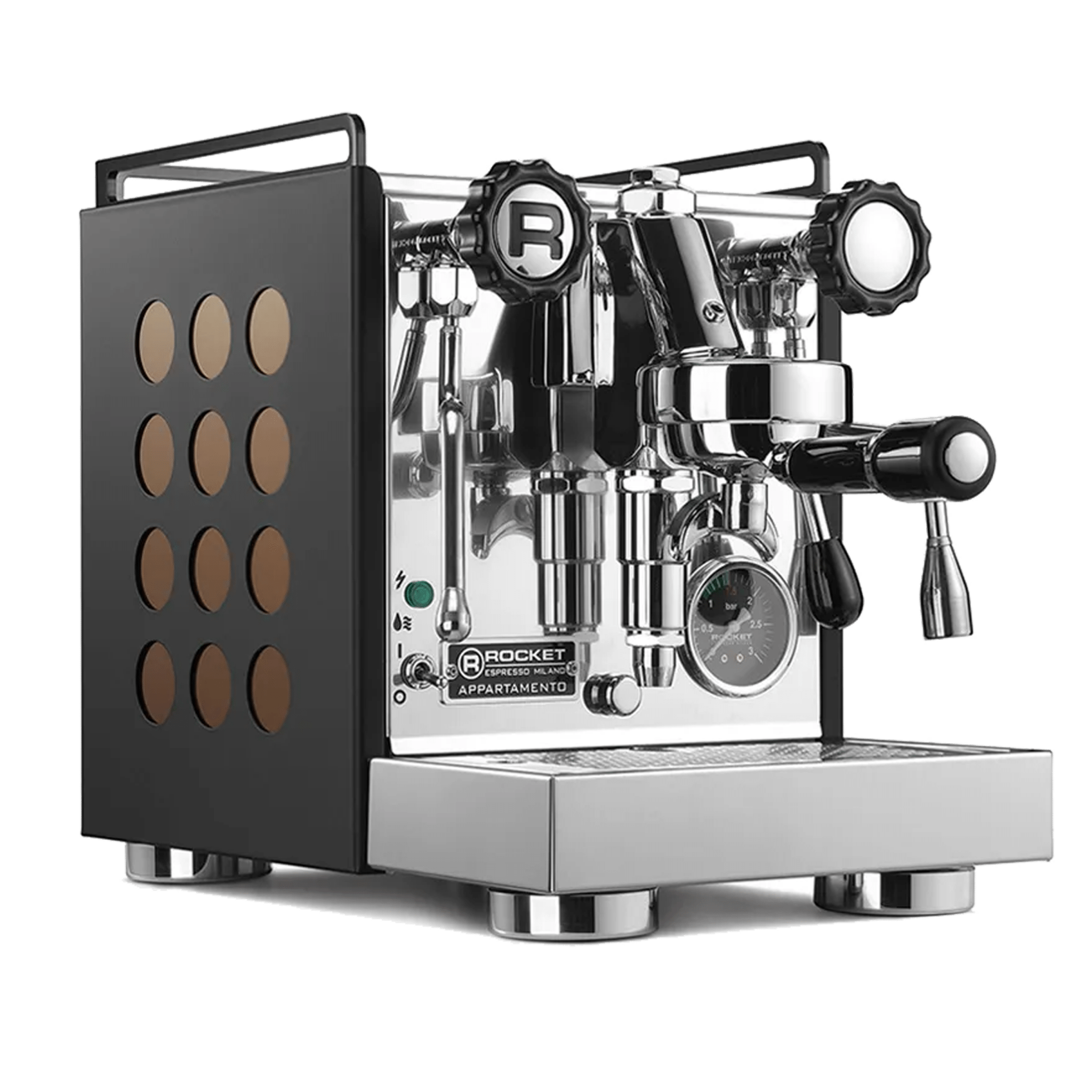 Rocket Espresso Appartamento, black/copper - Jungle Brew Co.
